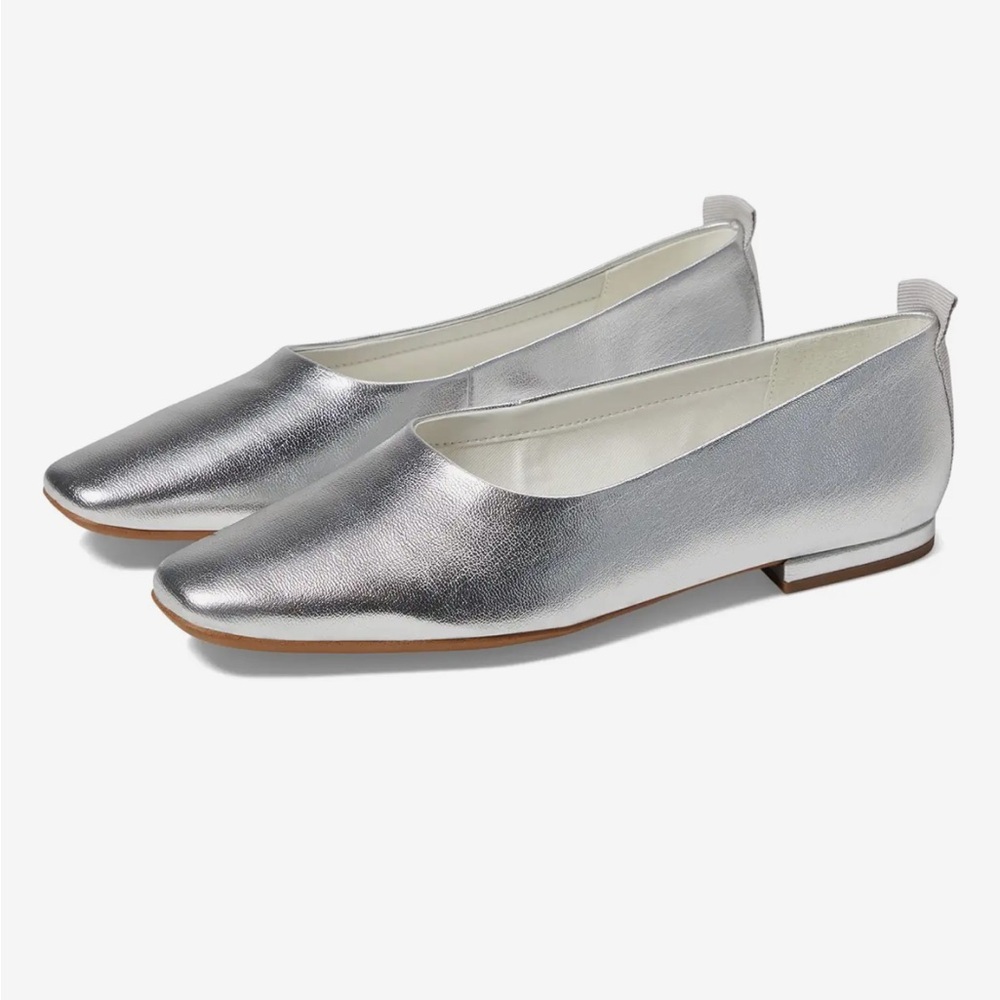 Franco Sarto Silver Women's Flats